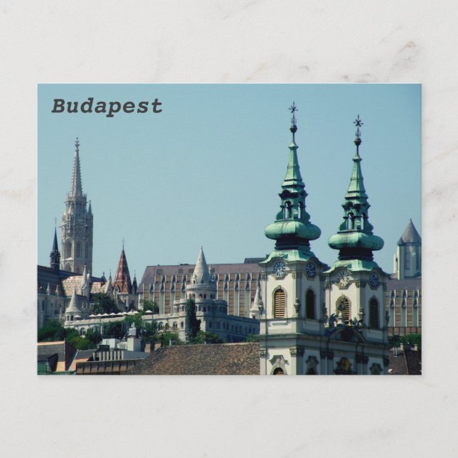 Carte Postale Tours sur Budapest (Devant)