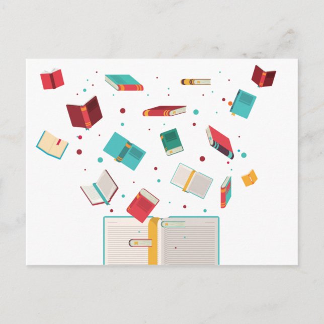 Carte Postale Tous les livres (Devant)