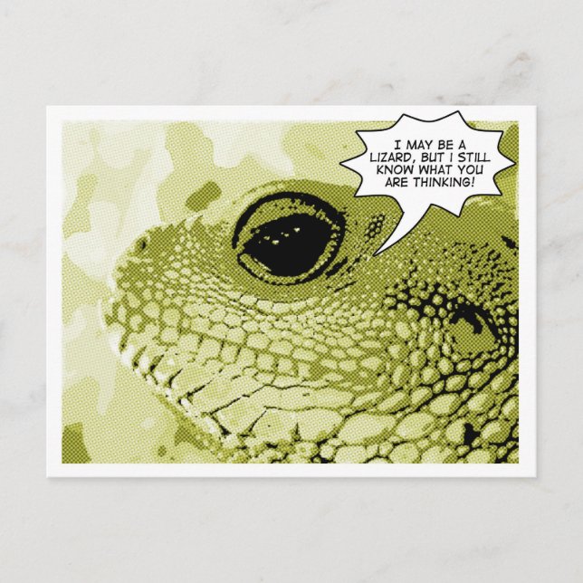 Carte Postale Tous les Lizard connus - Comic Book Series No. 1 (Devant)