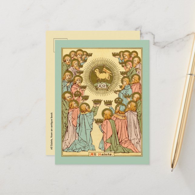 Carte postale Tous les Saints (RLS 19) (Devant/Arrière en situation)