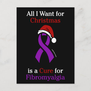 Carte Postale Tout ce que je veux pour Noël/C...te Fibro