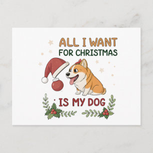 Carte Postale Tout ce que je veux pour Noël, c'est l'art de mon