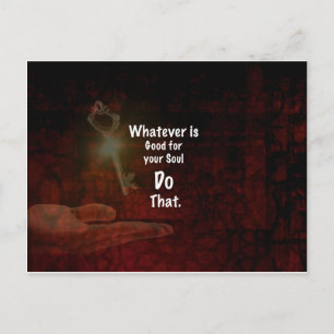 Carte Postale Tout ce qui est bon pour votre Citation Motivation
