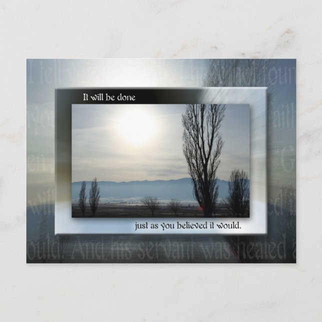 Carte Postale Tout Comme Vous Le Croyiez (Devant)