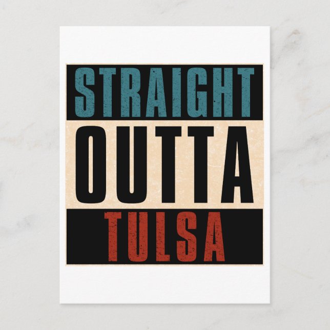 Carte Postale Tout droit de Tulsa Oklahoma OK (Devant)