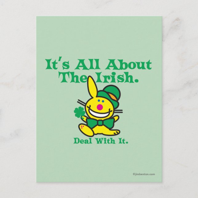 Carte Postale Tout est sur l'irlandais (Devant)