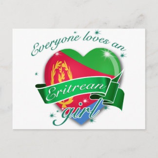 Carte Postale Tout Le Monde Aime Une Fille Erythréenne