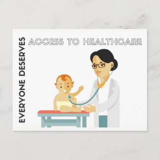 Carte Postale Tout le monde mérite accès