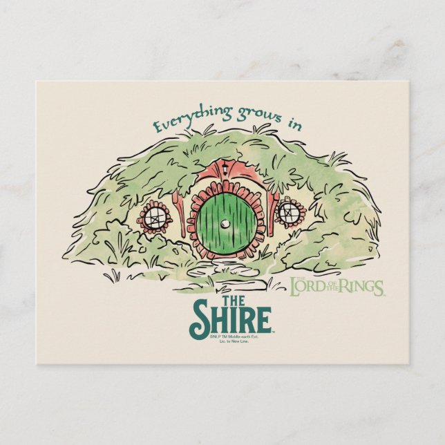 Carte Postale Tout pousse dans THE SHIRE™ (Devant)