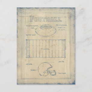 Carte Postale Tout sur le jeu - Football