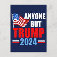 Toute personne sauf Trump 2024 Bleu politique drôl