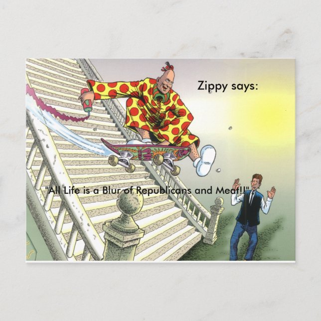 Carte Postale "Toute vie est un flou pour les républicains et la (Devant)