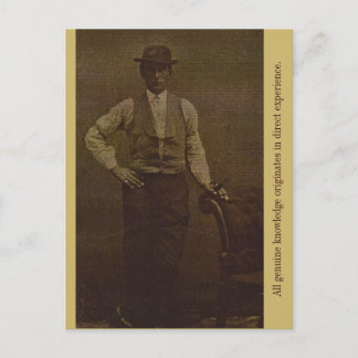 Carte Postale Toutes les connaissances authentiques proviennent