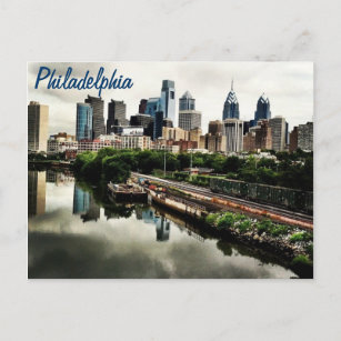 Carte Postale Toutes les villes sont en skyline... Philadelphie