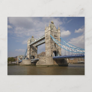 Carte Postale Tower Bridge et la Tamise, Londres,