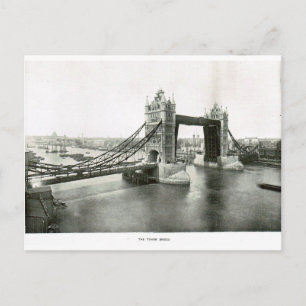 Carte Postale Tower Bridge et River Thames 1900