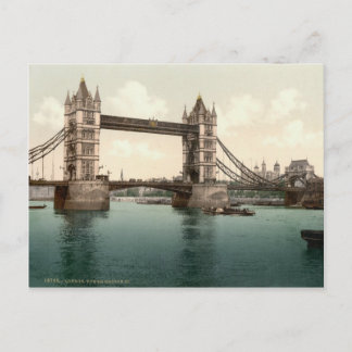 Carte Postale Tower Bridge, Londres c.1895