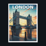 Carte Postale Tower Bridge Londres Royaume-Uni Voyage<br><div class="desc">Tower Bridge à Londres est un symbole emblématique de la ville, qui allie beauté architecturale et ingéniosité victorienne. Achevé en 1894, ce pont de bascule et de suspension enjambe la Tamise, reliant la tour historique de Londres à la rive sud animée. Son design saisissant, avec deux tours massives de style...</div>