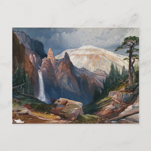 Carte Postale Tower Falls et le mont Sulpher, Yellowstone (Devant)