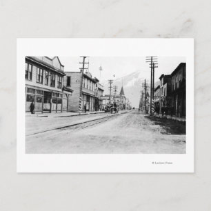 Carte Postale Town View of Skagway, Alaska Photograph