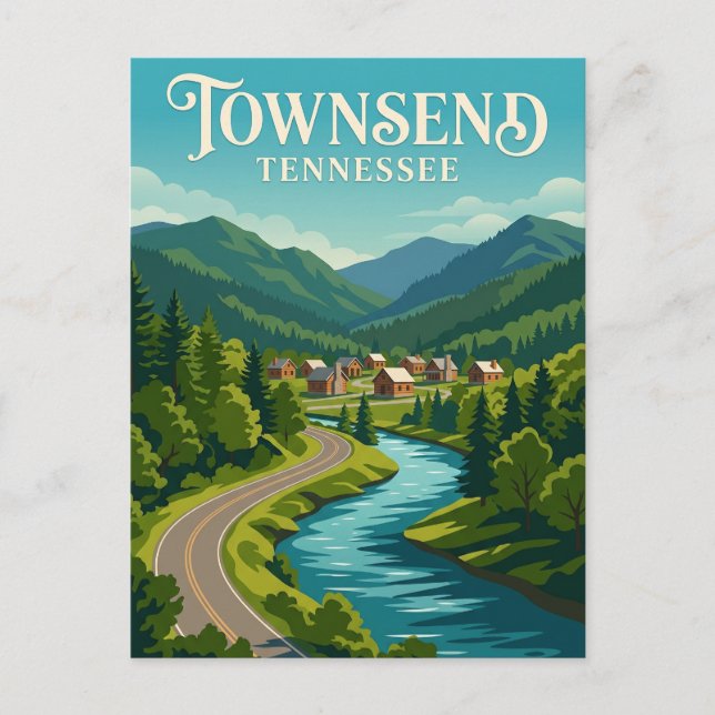 Carte Postale Townsend États-Unis (Devant)