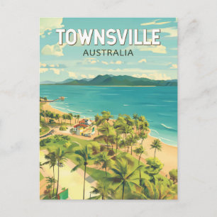 Carte Postale Townsville Australie Travel Art Vintage