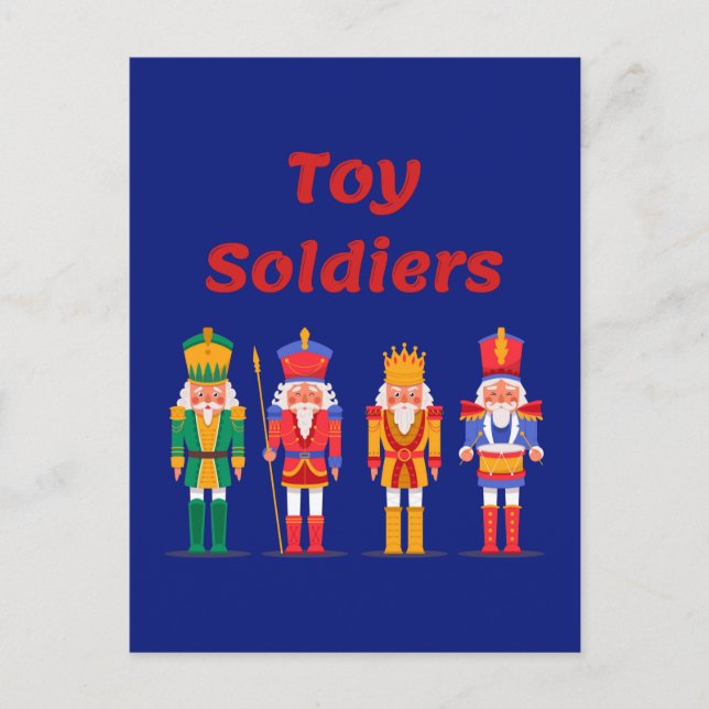 Carte postale Toy Soldier Nutcrackers (Devant)