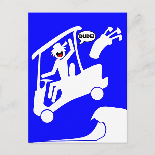 Carte Postale Trac à sable DUDE-2 (Devant)
