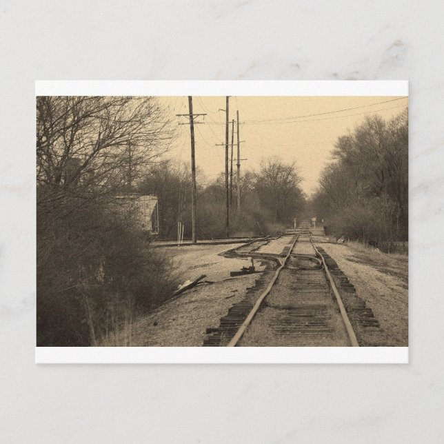Carte Postale Traces vers nulle part (Devant)