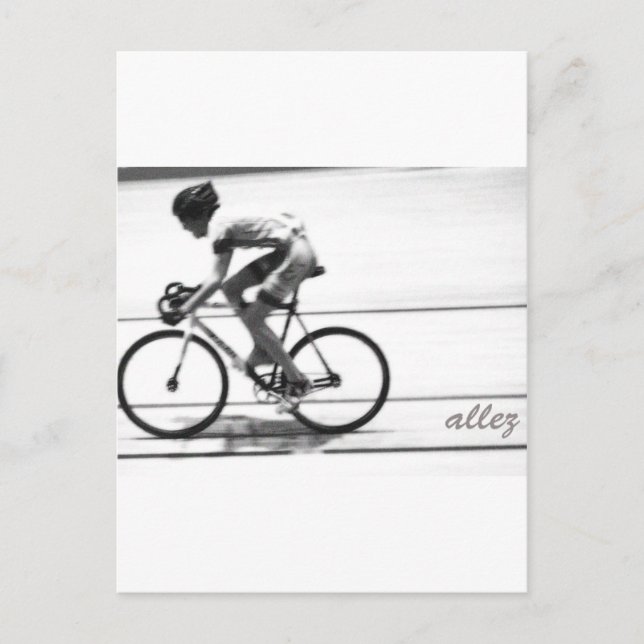 Carte Postale Track Cyclist (Devant)