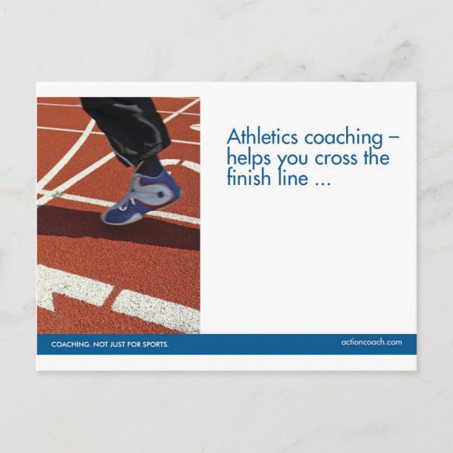 Carte Postale Track Sports Postcard (Devant)