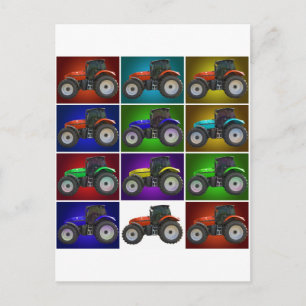 Carte Postale tracteur