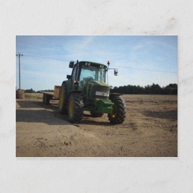 Carte Postale tracteur (Devant)