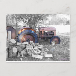 Carte postale Tracteur