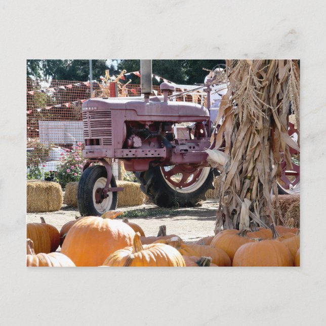 CARTE POSTALE TRACTEUR2 (Devant)