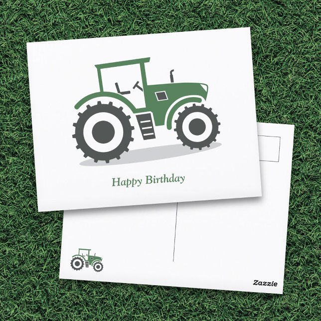 Carte Postale Tracteur agricole (Farm Tractor Postcard)