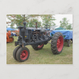 Carte Postale Tracteur de moteur à gaz