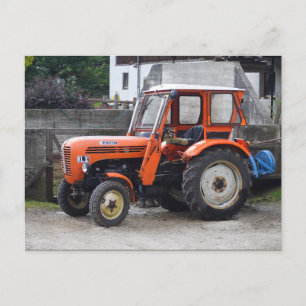Carte Postale Tracteur Diesel Orange Steyr KL II