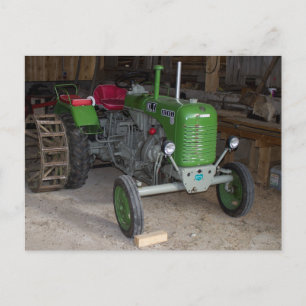 Carte Postale Tracteur Green Steyr KL I