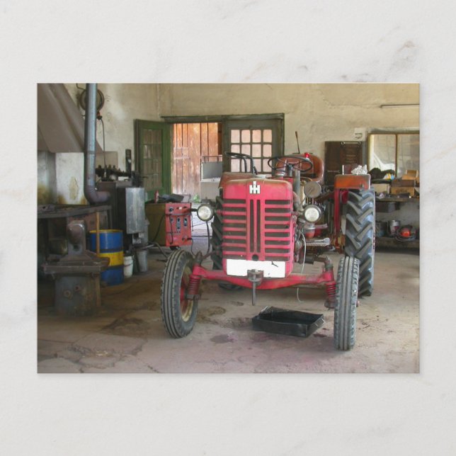 Carte Postale Tracteur Red McGormick (Devant)