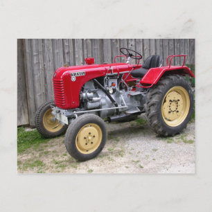 Carte Postale Tracteur Red Steyr T84