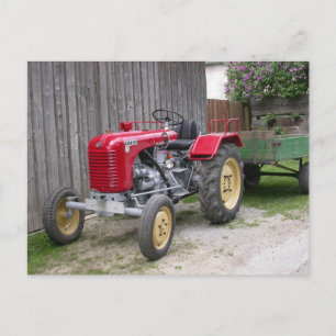 Carte Postale Tracteur Red Steyr T84