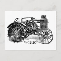 Carte postale Tracteur vintage