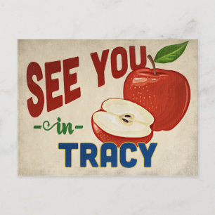 Carte Postale Tracy California Apple - Vintage voyage