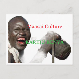 Carte Postale Tradition Masaï – Un goût d'héritage