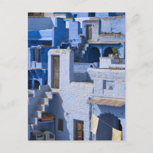 Carte Postale Traditionnel Blue painted house