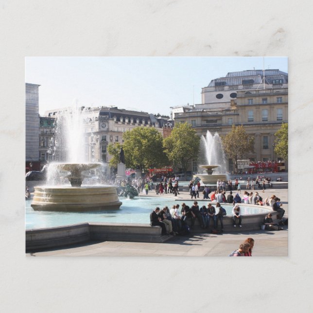Carte Postale Trafalgar Carré (Devant)