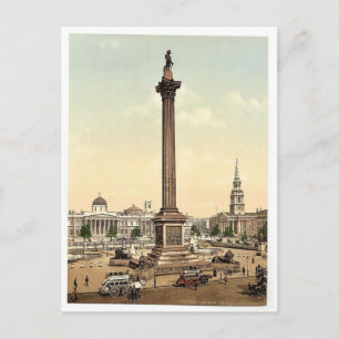 Carte Postale Trafalgar Carré and National Gallery, Londres, Ang