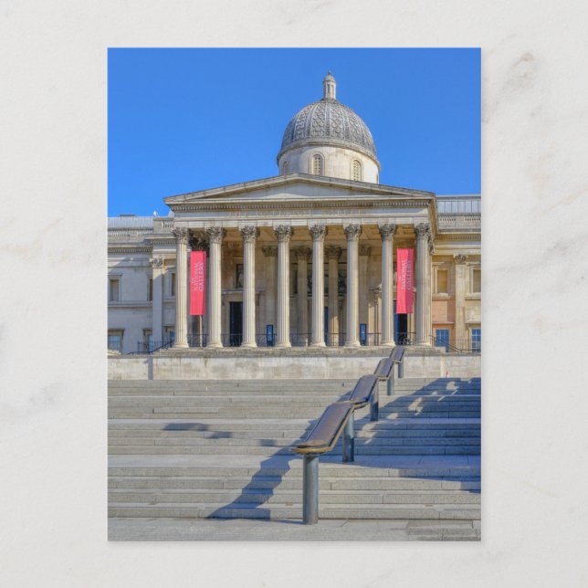 Carte Postale Trafalgar Carré, Londres Royaume-Uni (Devant)