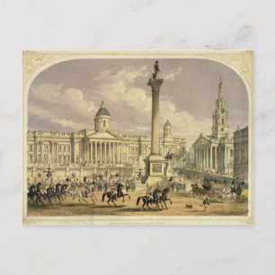 Carte Postale Trafalgar Carré, publié par Dickinson